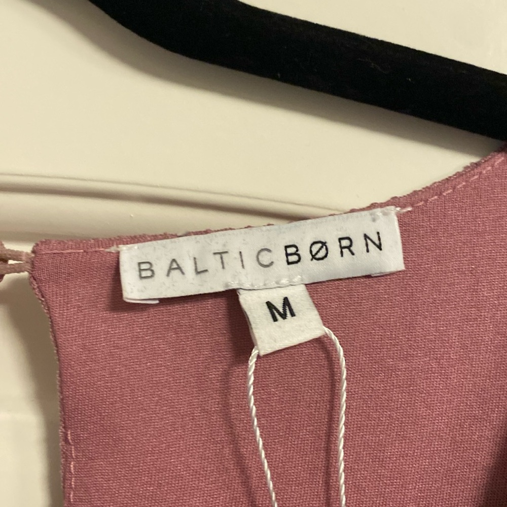 Belted long Baltic born dress. With sparkle
